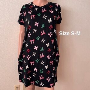 Joyspun Women's Dreamy Soft Collection Sleepshirt with Short Sleeves, S-M